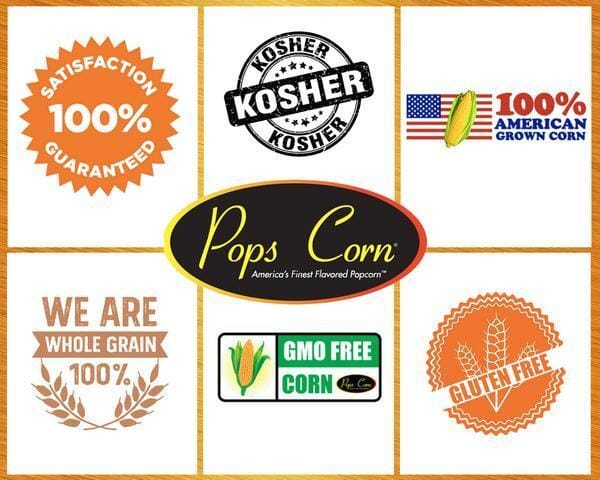 Blue Gourmet Popcorn – 24 Pack Party Favor Bags | Wedding & Event Popcorn | Pops Corn® - Image 6