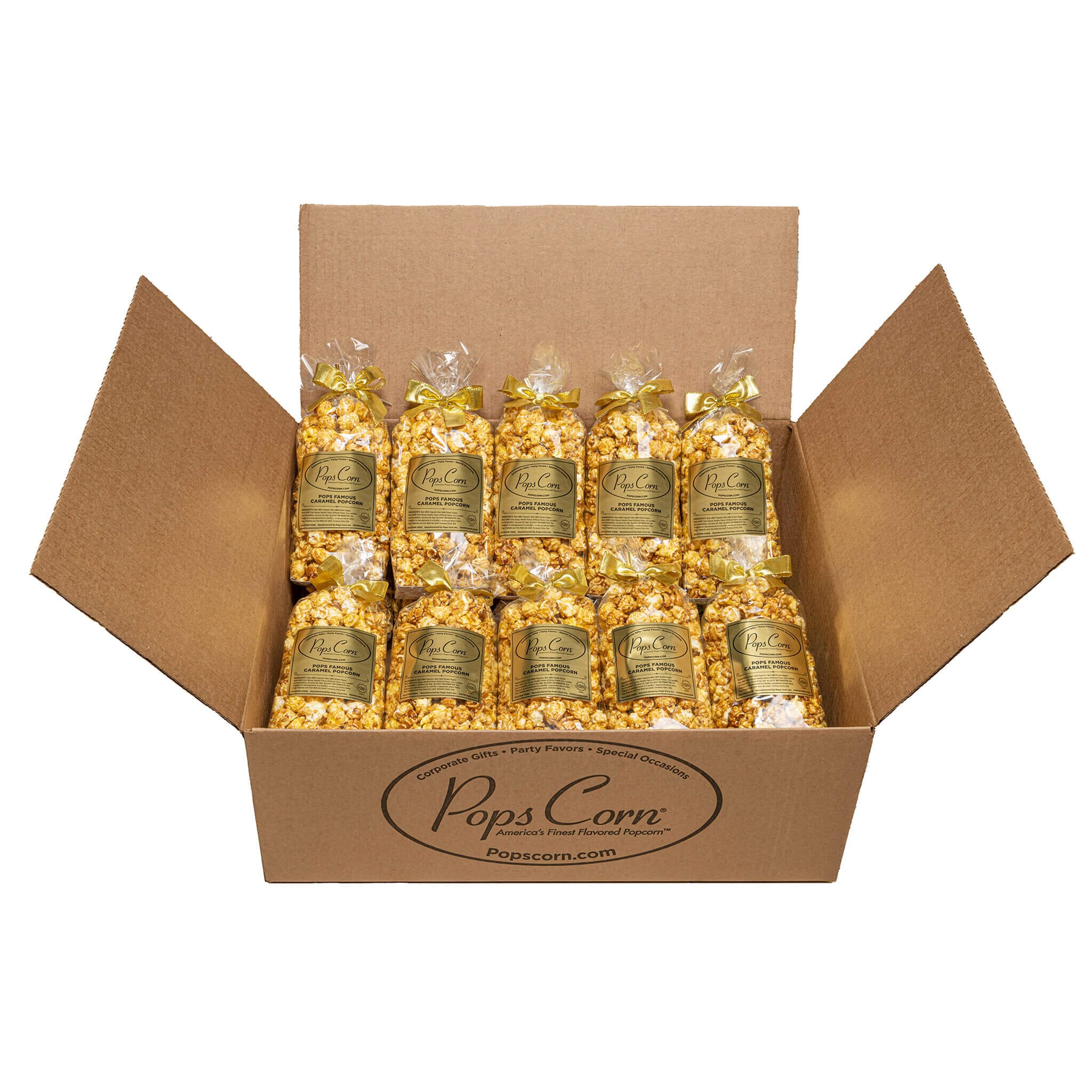 Gourmet Caramel Popcorn – 24 Pack Party Favor Bags | Event & Wedding Popcorn | Pops Corn® - Image 5