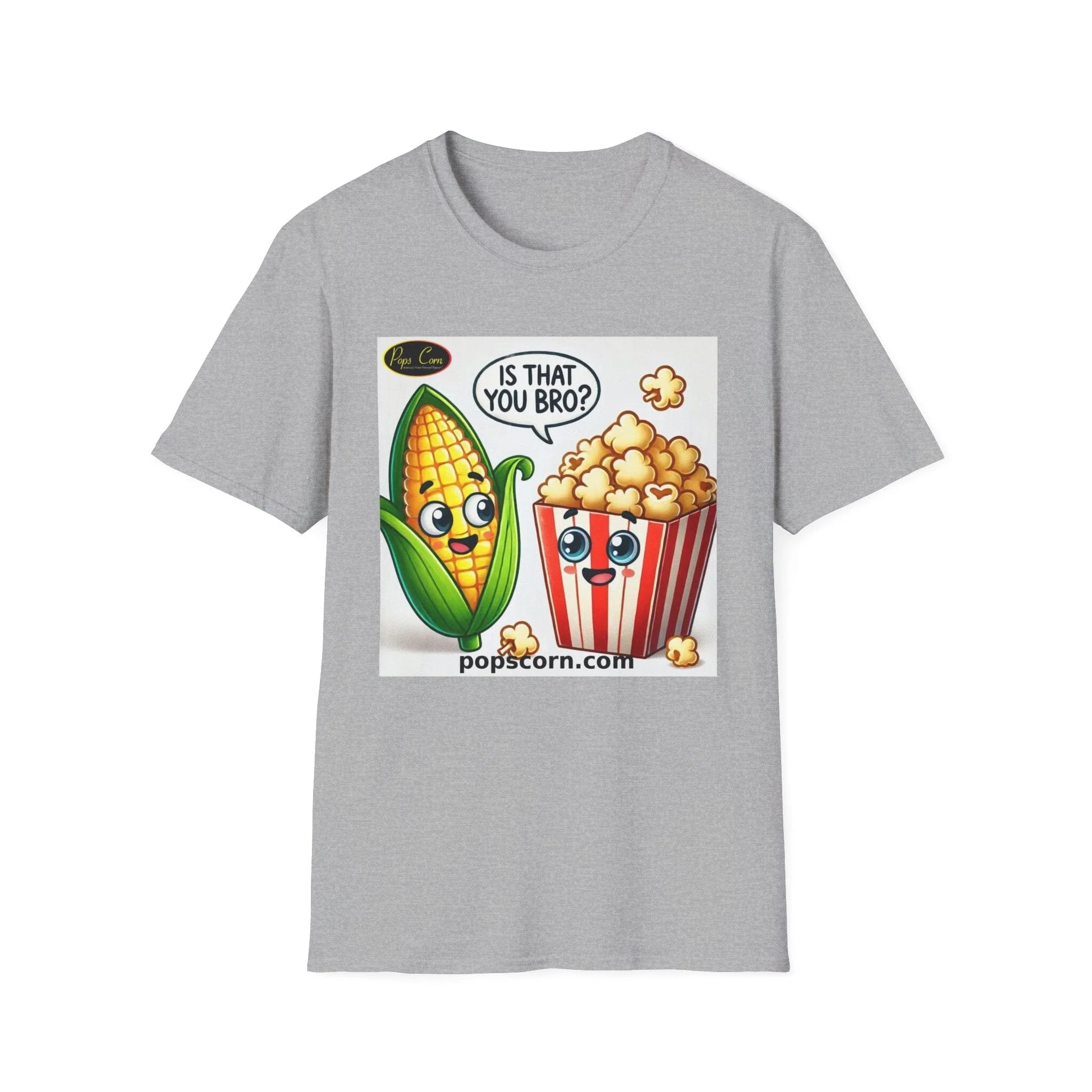 Is That You Bro? Popcorn & Corn Funny T-Shirt - Image 3