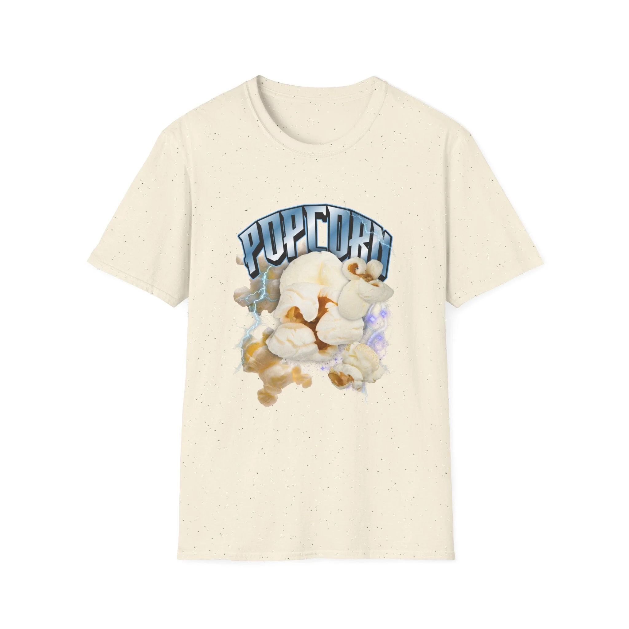 Popcorn Graphic Meme T-Shirt — Retro Movie Snack Tee - Image 3
