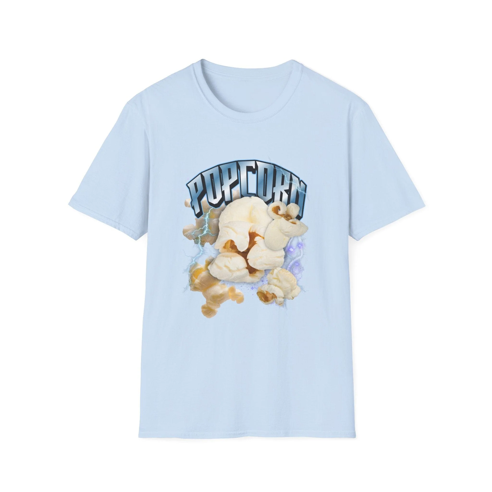Popcorn Graphic Meme T-Shirt — Retro Movie Snack Tee - Image 5
