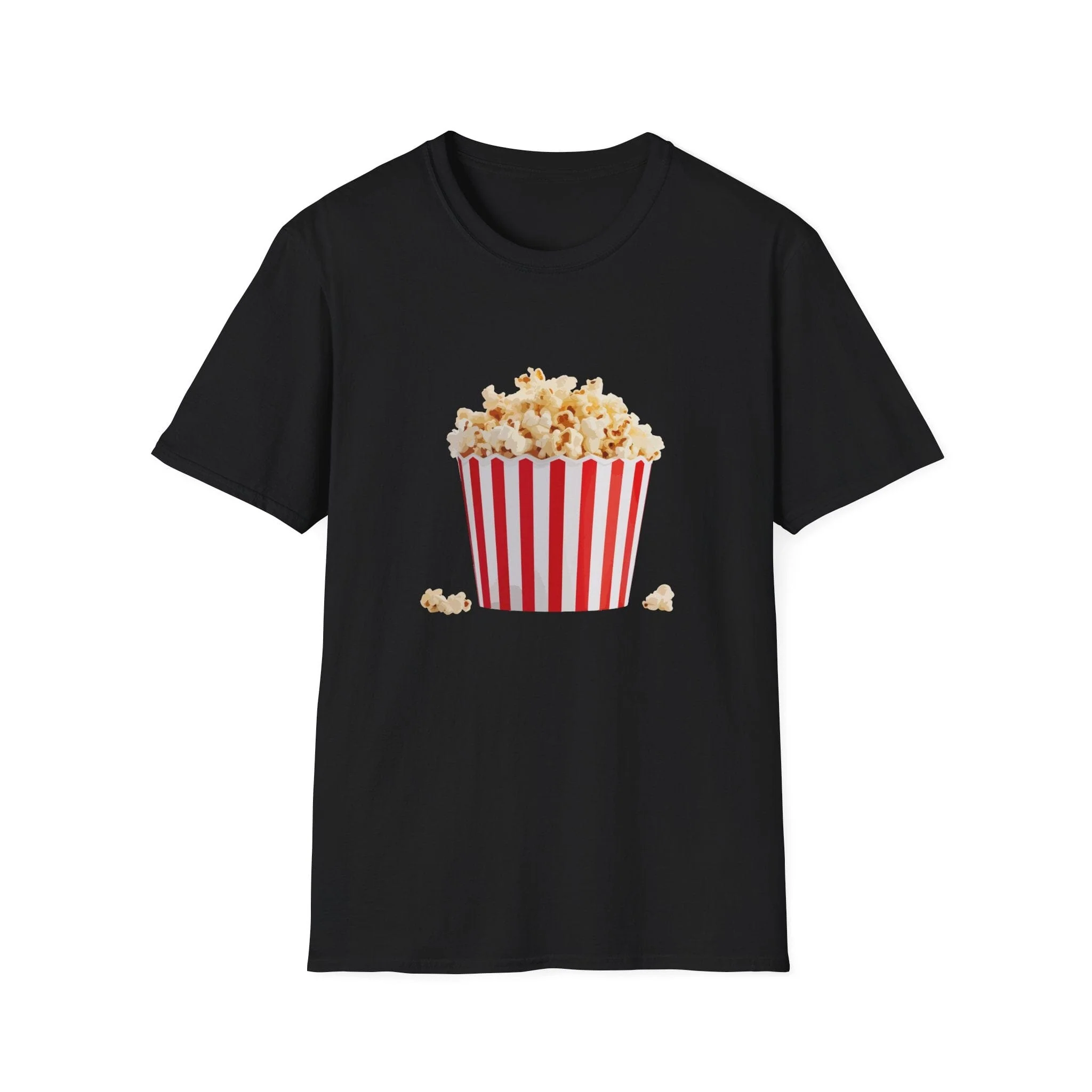Popcorn Graphic T-Shirt — Movie Night Snack Tee