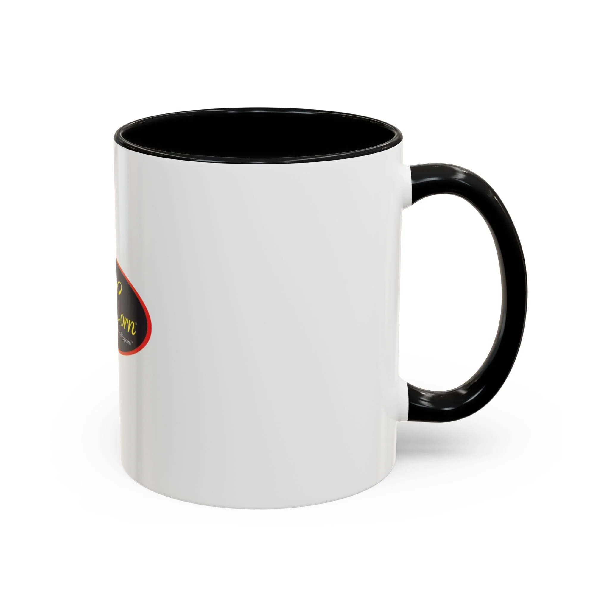 Pops Corn Logo Accent Coffee Mug — Branded Popcorn Shop Ceramic Mug (11/15 oz) - Image 10