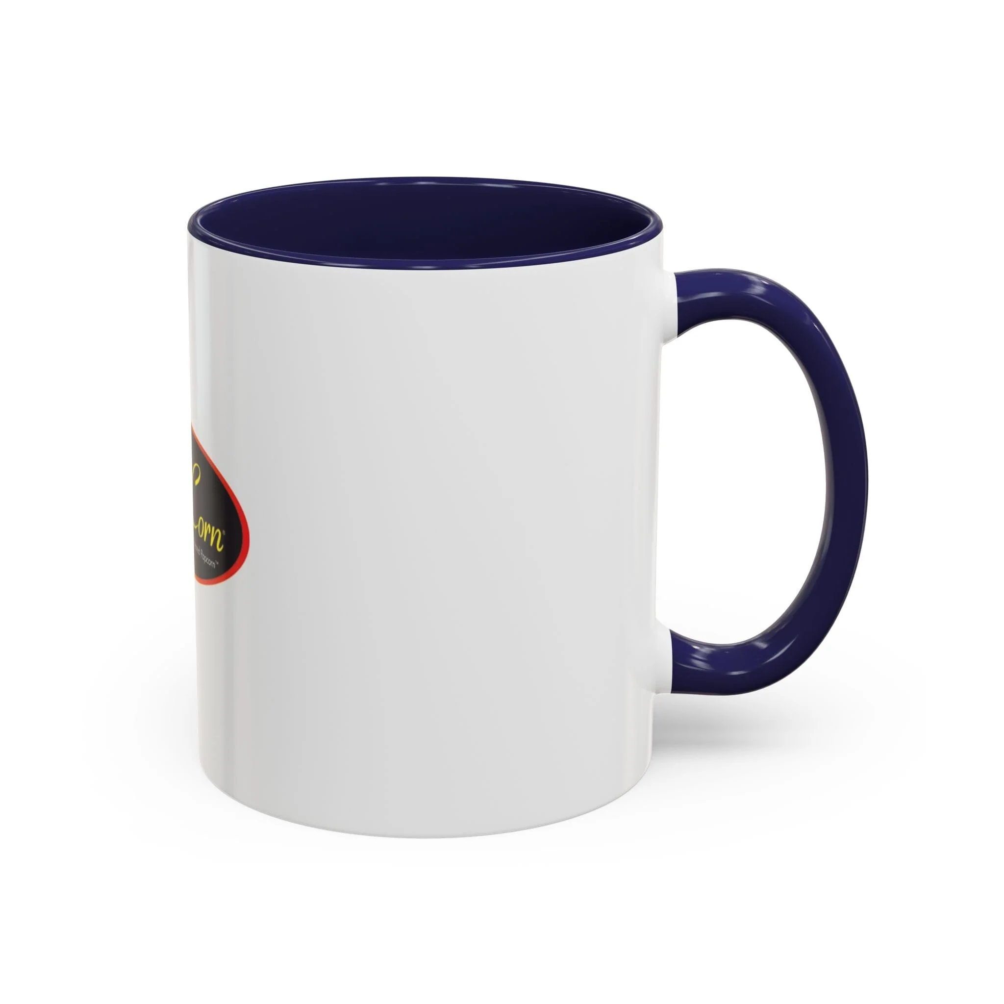 Pops Corn Logo Accent Coffee Mug — Branded Popcorn Shop Ceramic Mug (11/15 oz) - Image 13