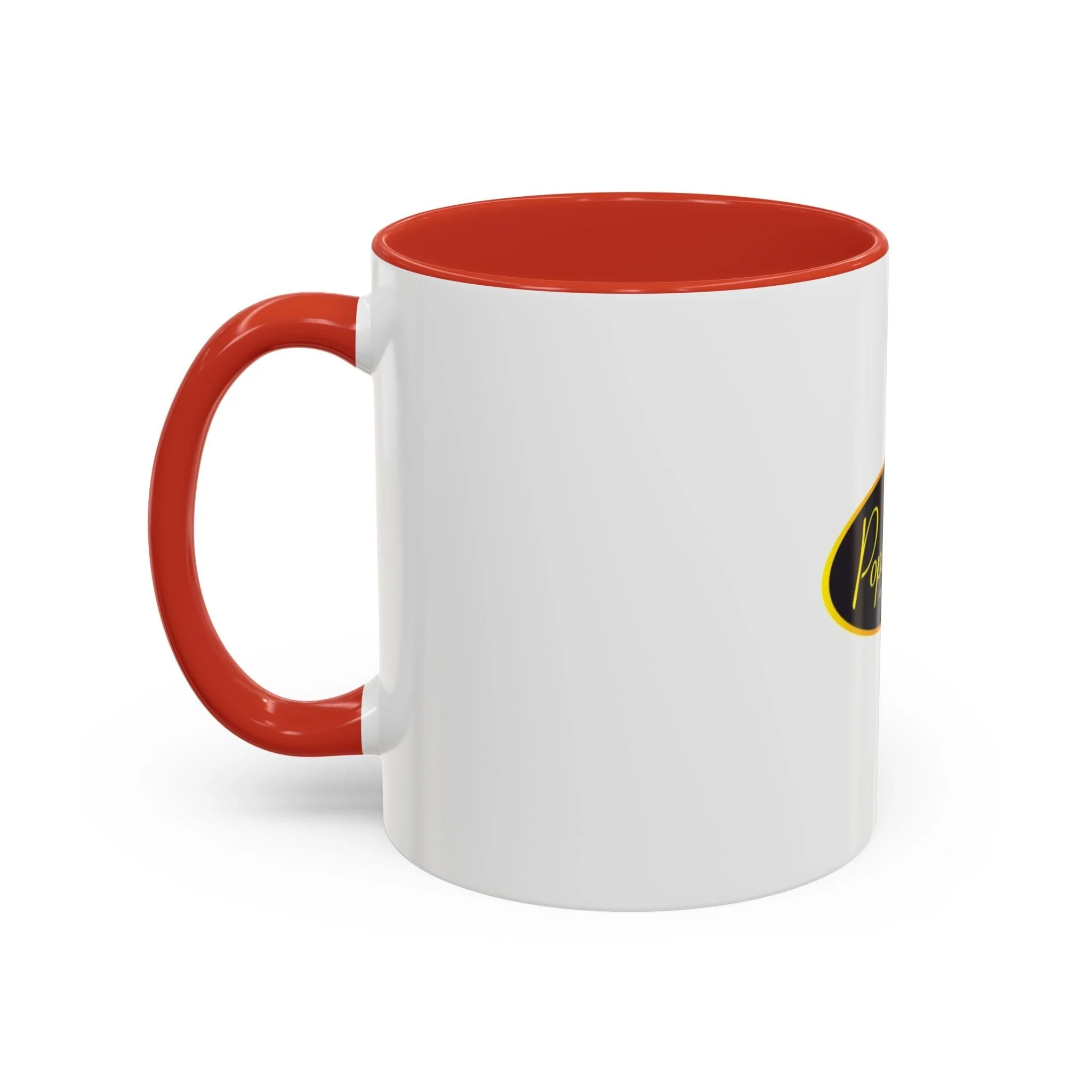 Pops Corn Logo Accent Coffee Mug — Branded Popcorn Shop Ceramic Mug (11/15 oz) - Image 20