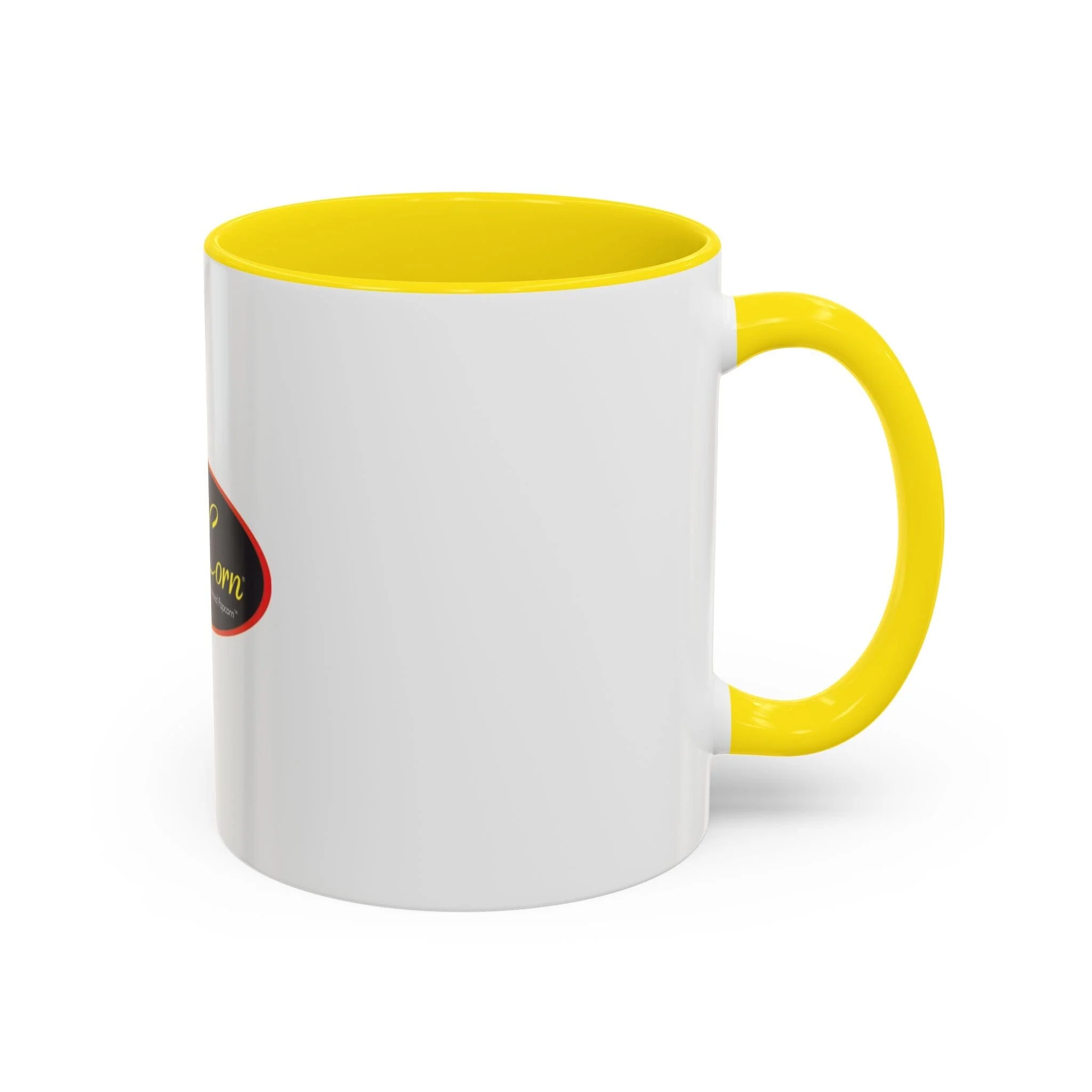 Pops Corn Logo Accent Coffee Mug — Branded Popcorn Shop Ceramic Mug (11/15 oz) - Image 28