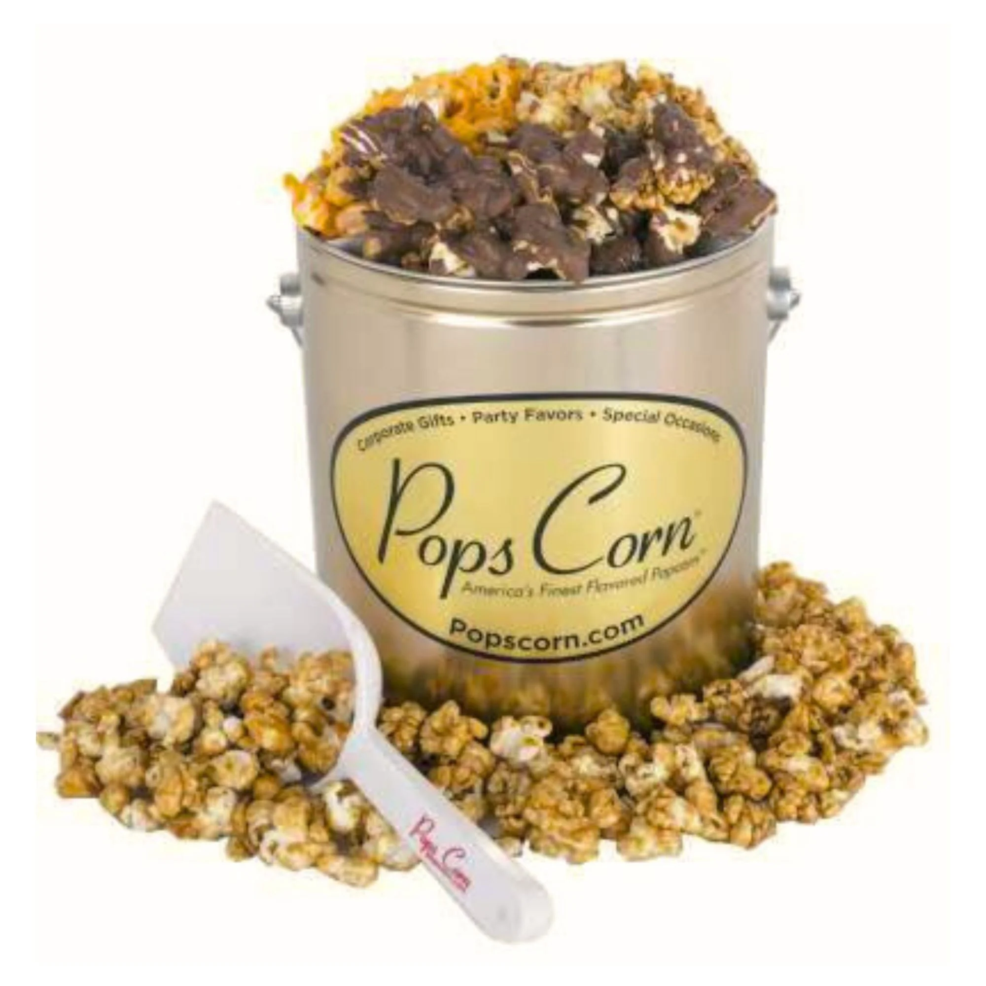 1 Gallon Gold Signature Popcorn Tin – Choose Up to 3 Flavors | Gourmet Gift Tin | Free Shipping | Pops Corn® - Image 15