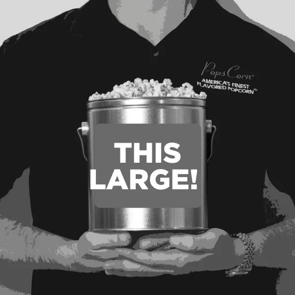 1 Gallon Signature Red Gift Popcorn Tin – Choose Up to 3 Flavors | Gourmet Popcorn Gift | Free Shipping | Pops Corn® - Image 3