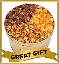 2 Gallon Red Gourmet Popcorn Tin | Holiday & Corporate Popcorn Gift | Pops Corn - Image 11